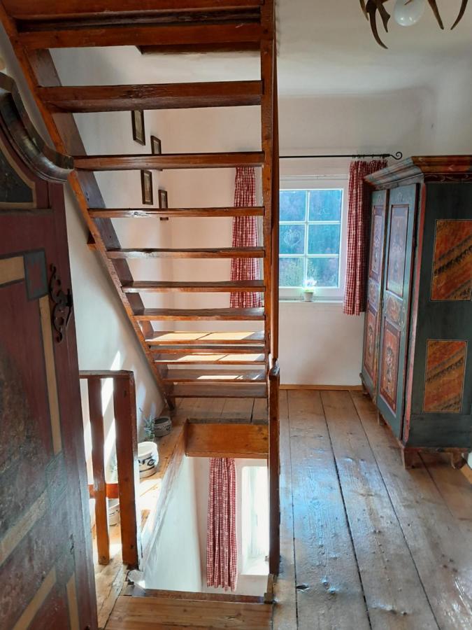 Romantische Ferienhütte Ennstaler Nat Kalkalpen bis 6 Personen Kleinreifling Exterior foto